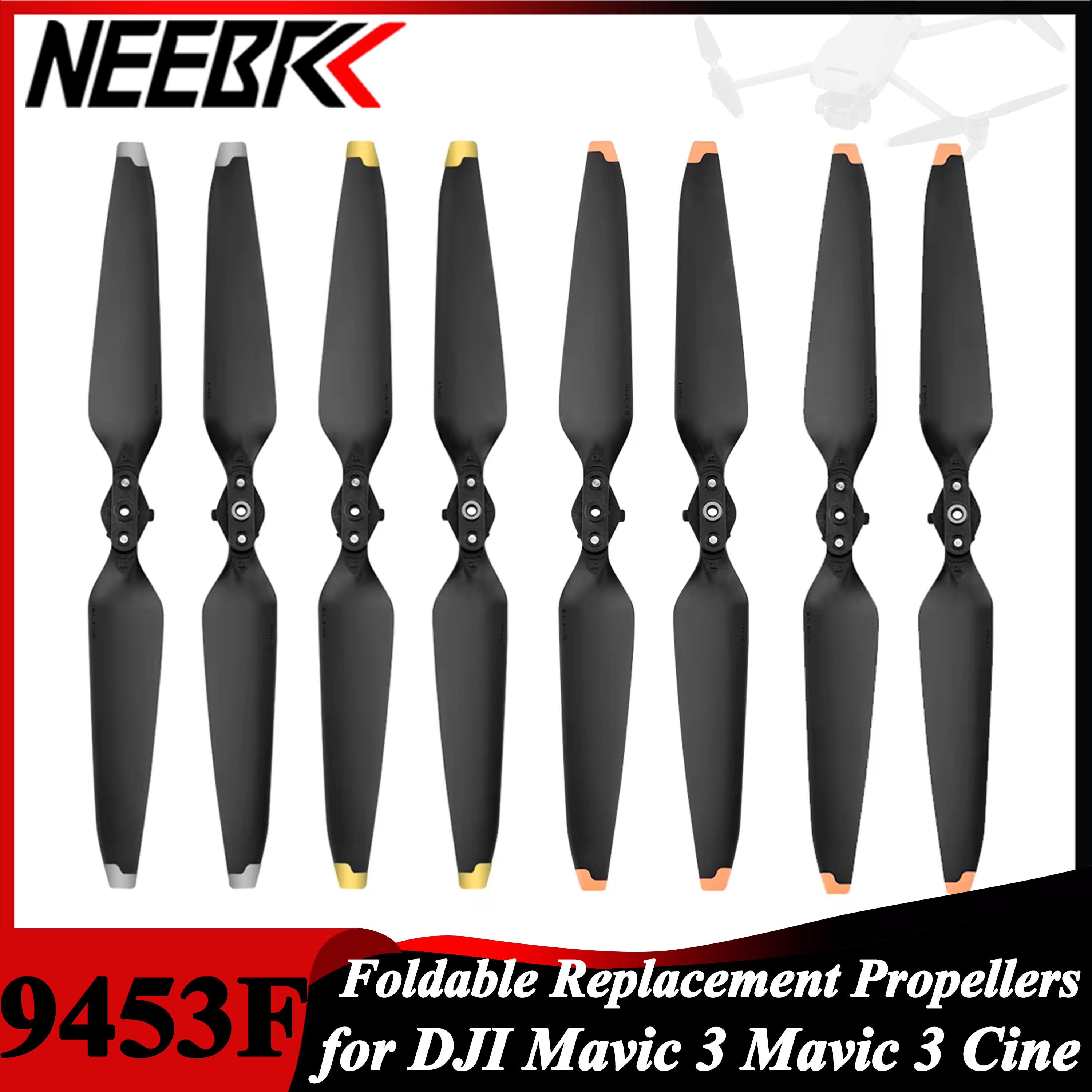 Drone Rc Accessories - 9453F Quick Release Foldable Blade Drone