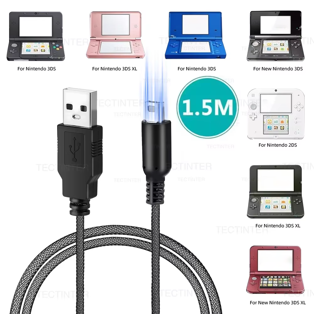 Drone Xl Rc - 1.5M Data Charging Cable For Nintendo