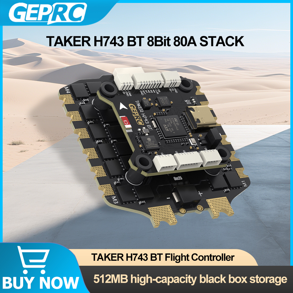 Analog Fpv Transmitter - GEPRC TAKER H743 BT 8Bit 80A