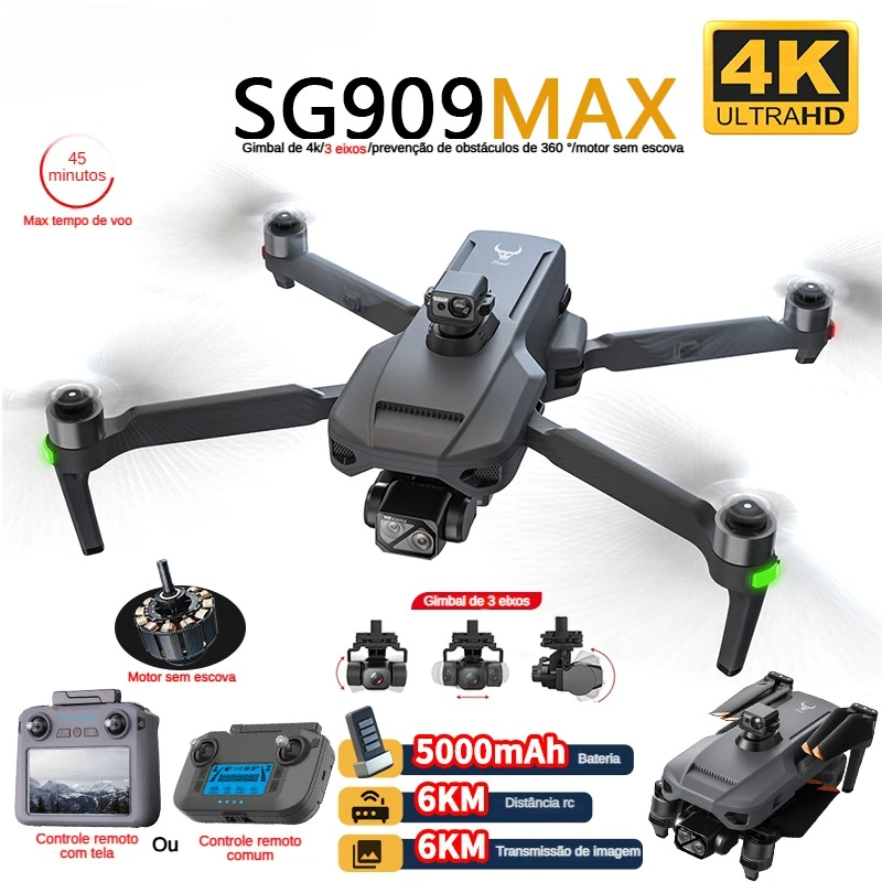 Drone Rc Fpv Pro - ZLL SG909 SG909MAX Professional Drone With