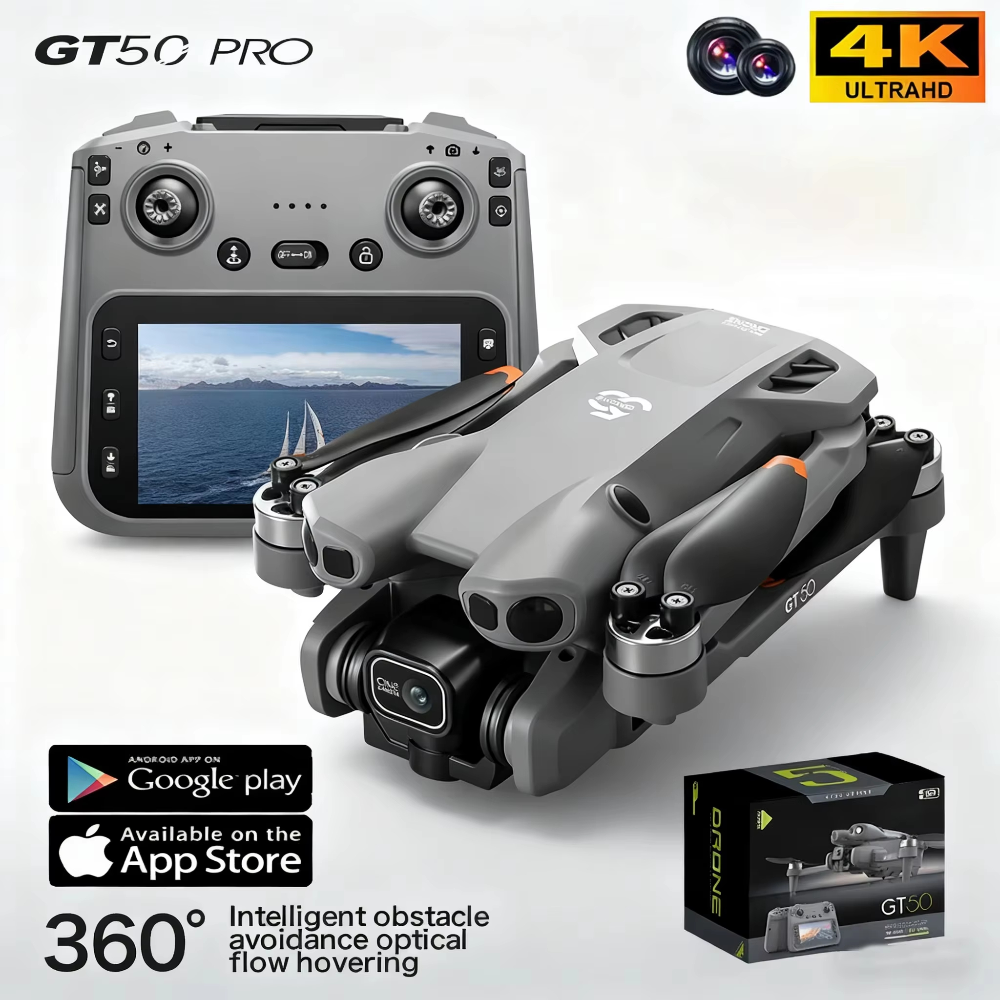 Drone Rc Gt50 - New Gift 2026 Upgrated GT50PRO Professional