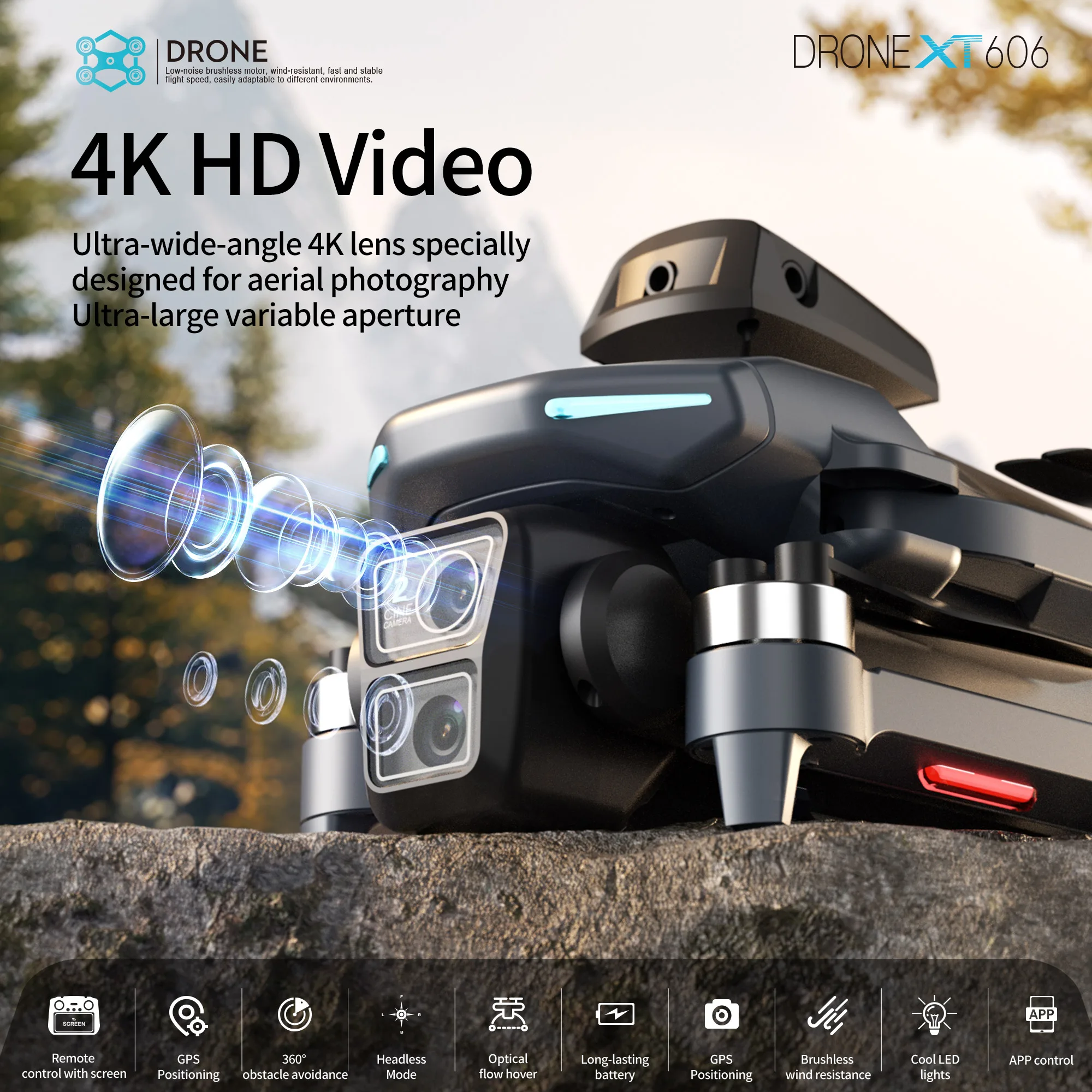 Lenovo XT606 Drone Professiona - Drone E88Pro Rc 4K recensie en prijs