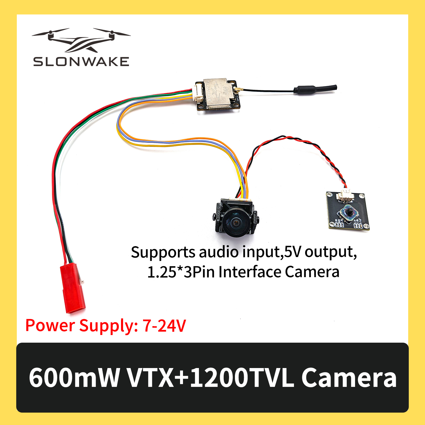 SLONWAKE 5.8G 600mW 7-24V FPV  - Drone Rc Receiver And Transmitter recensie en prijs