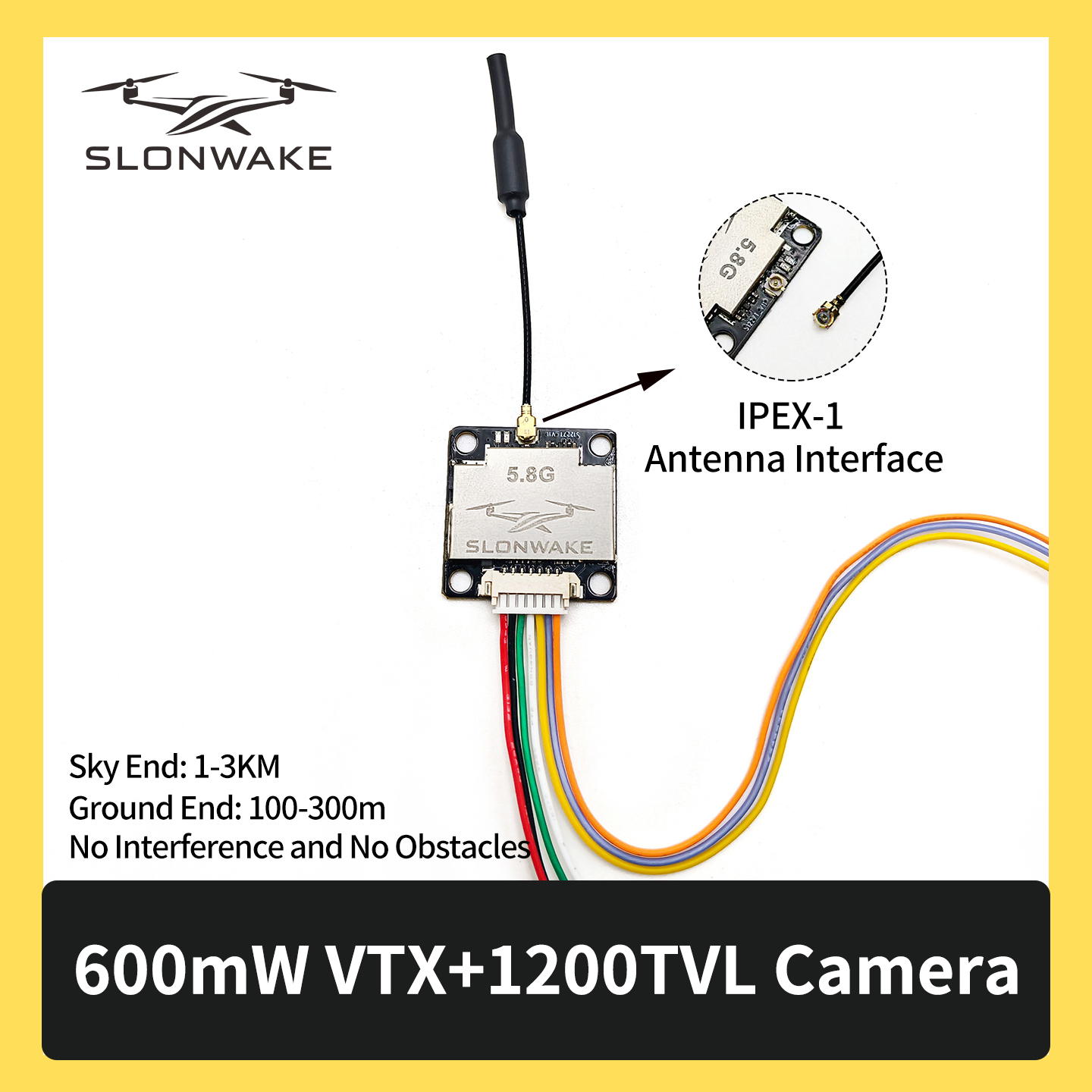 SLONWAKE 5.8G 600mW 7-24V FPV  - Drone Rc Receiver And Transmitter recensie en prijs