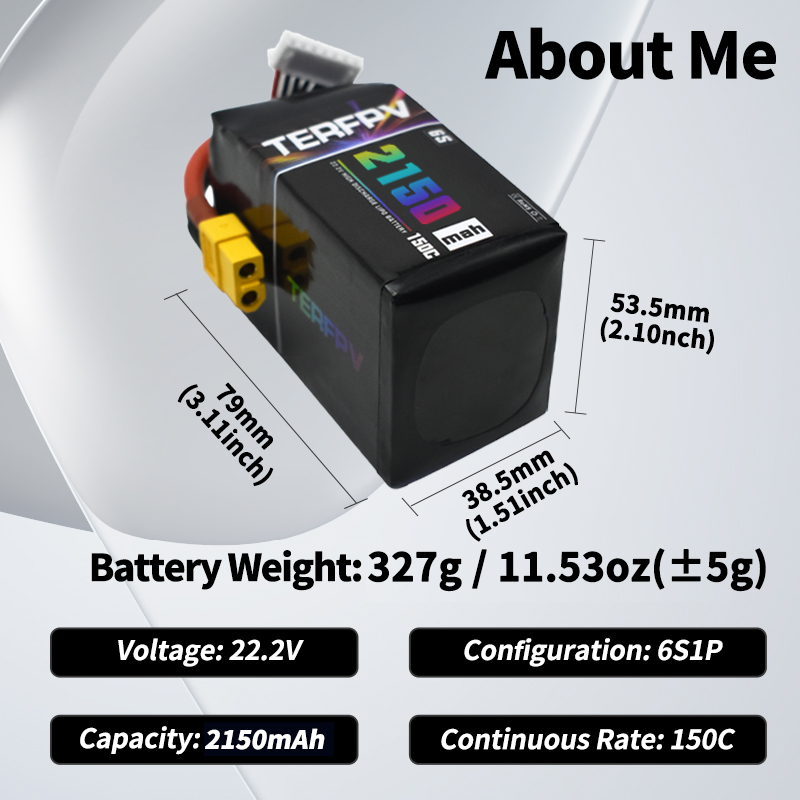 TERFPV Lipo Battery 6S 22.2V 1 - Drone Lipo Battery recensie en prijs
