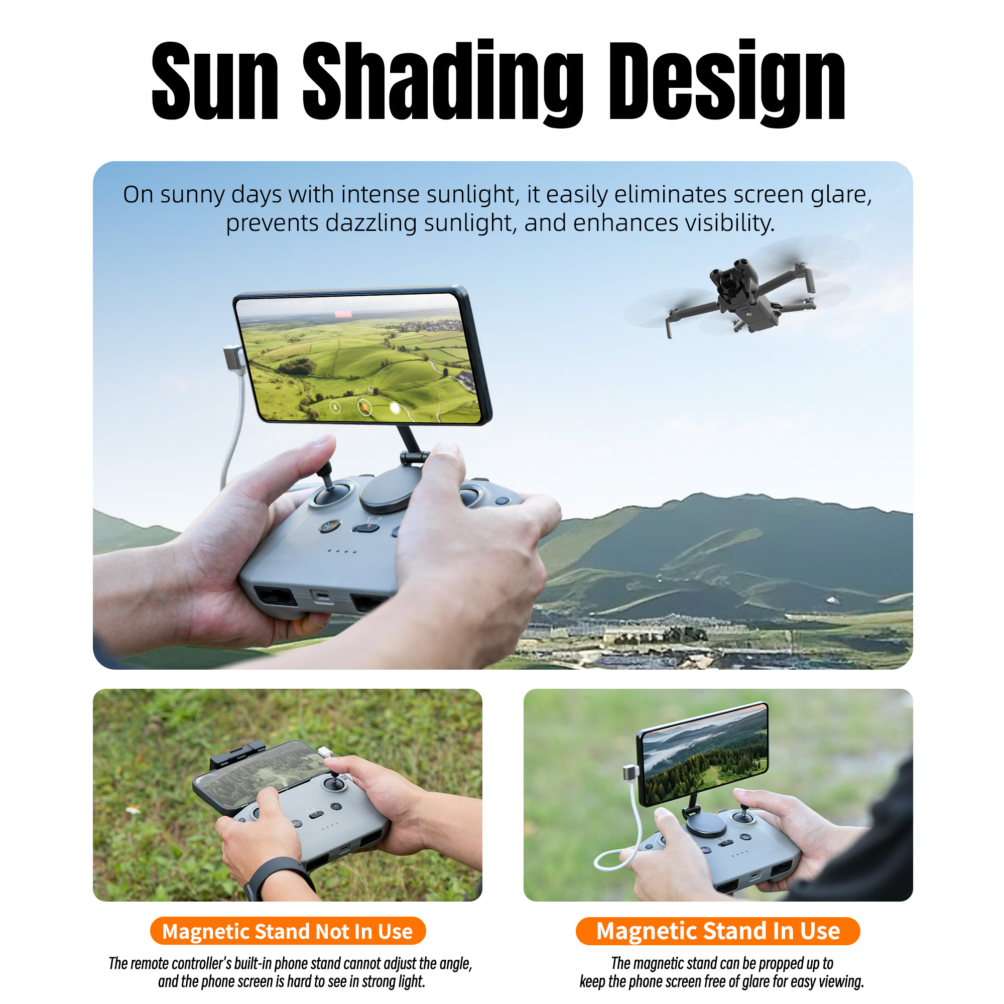 Adjustable Magnetic Phone Stan - Drone Dji Rc 3 recensie en prijs