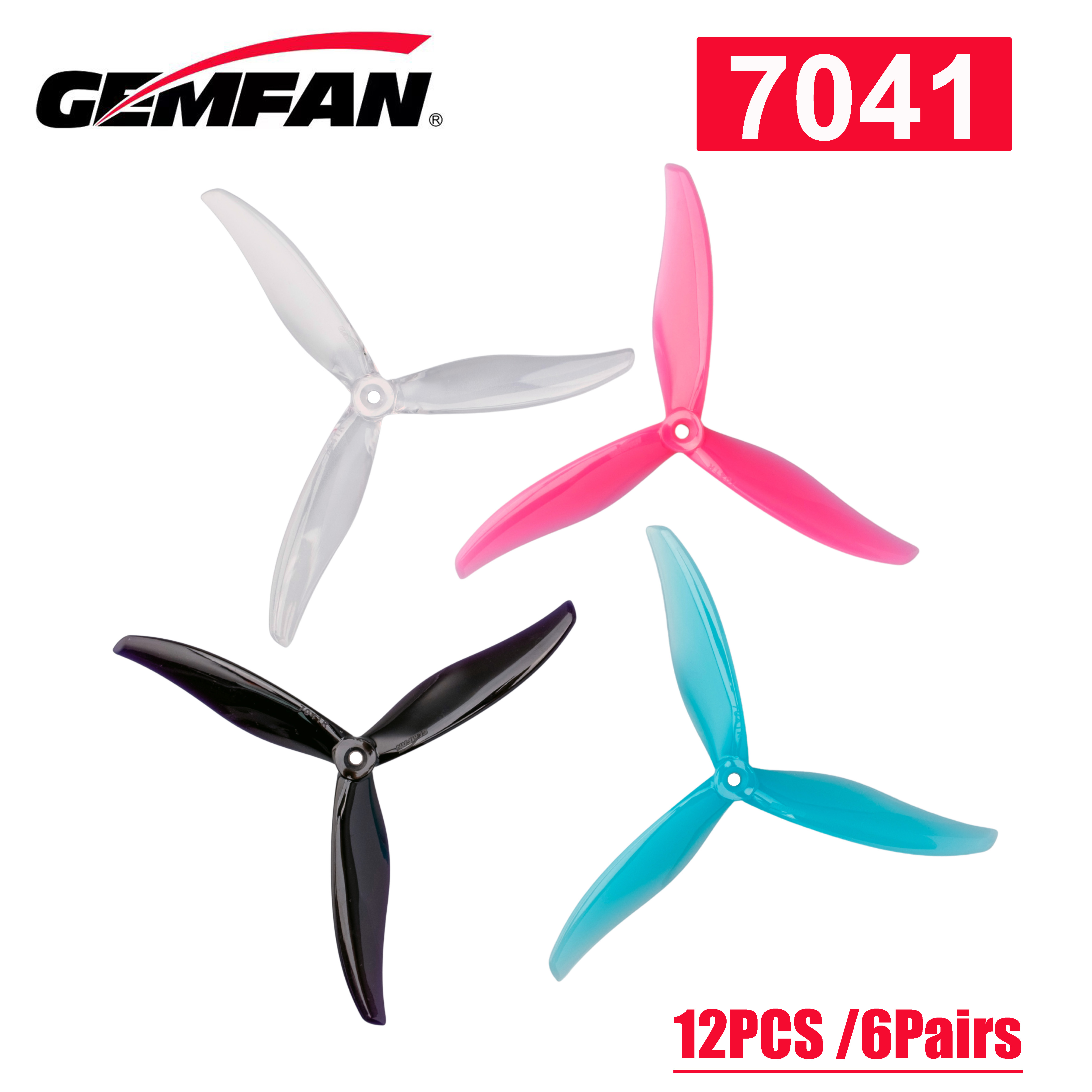 NEW12PCS /6Pairs Gemfan Flash  - Drone Rc Fpv Pro recensie en prijs