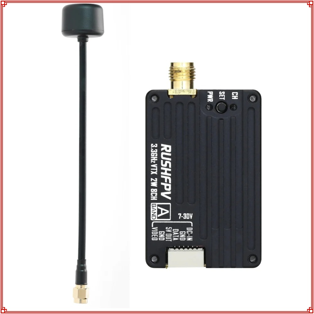2026 New RUSHFPV 3.3G 2W VTX T - Drone Rc Receiver And Transmitter recensie en prijs