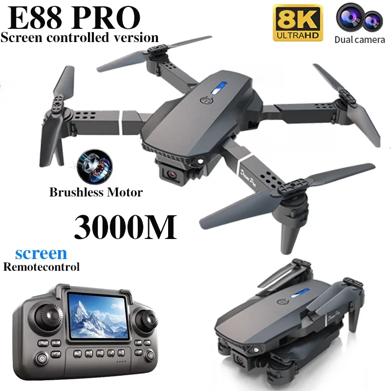 Professional E88 PRO Drone wit - Drone Rc Fpv Pro recensie en prijs