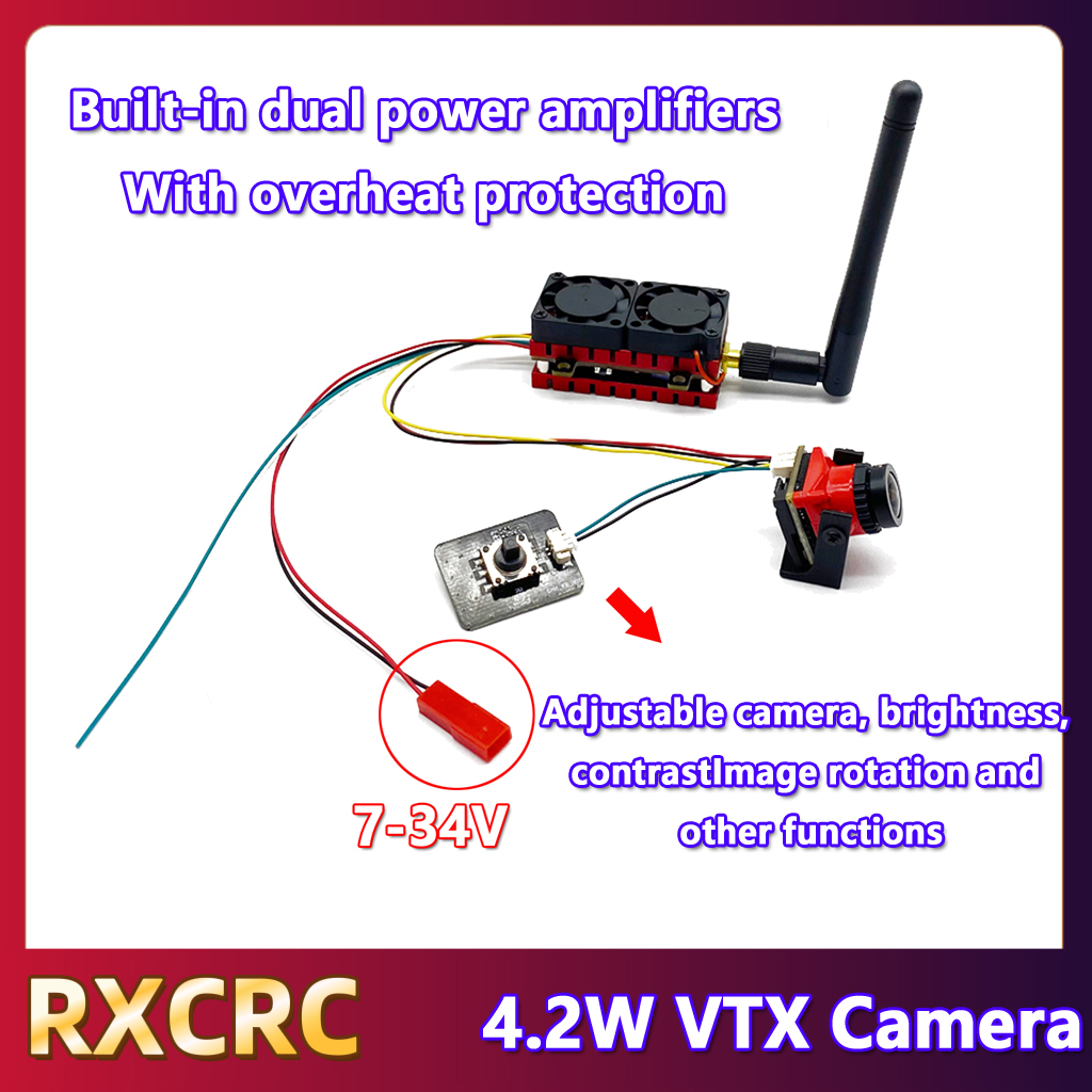 RXCRC 5.8G 48CH 4.2W High Powe - Drone Rc Receiver And Transmitter recensie en prijs