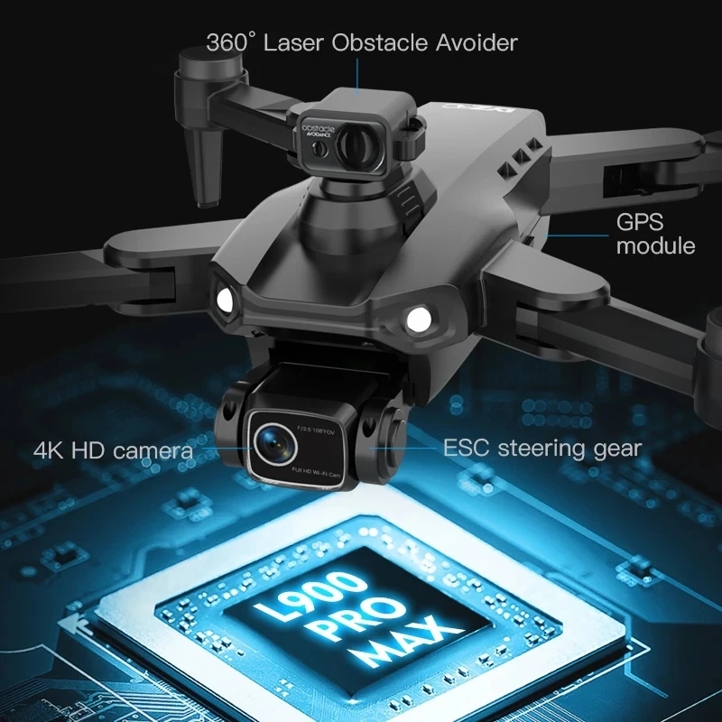 L900 Pro MAX GPS Drone 4K Prof - Drone E88Pro Rc 4K recensie en prijs