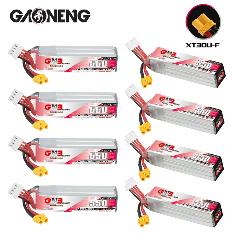 GNB HV 11.4V 550mAh 100C/200C  - Drone Lipo Battery recensie en prijs