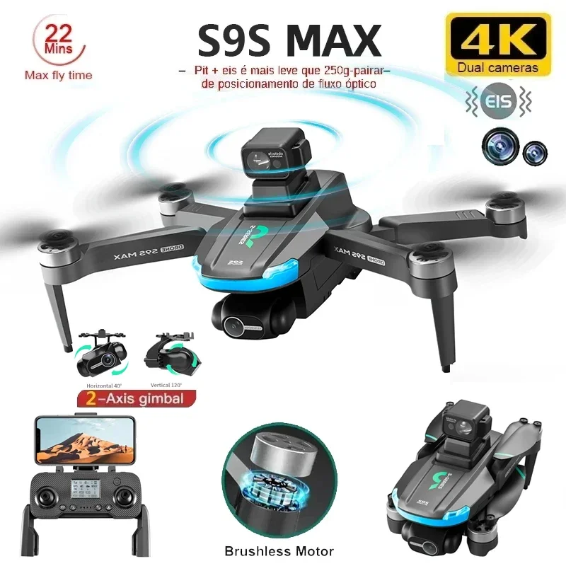NEW S9S MAX MINI Drone 4K 2-Ax - Drone E88Pro Rc 4K recensie en prijs