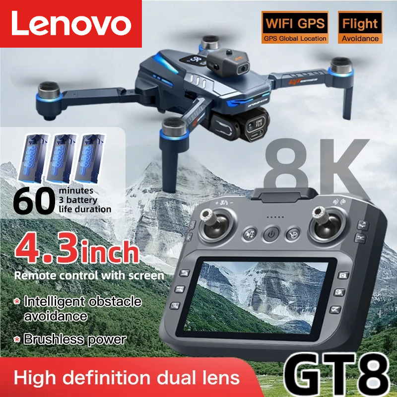 Lenovo GT8 Drone 8K Profession - Drone E88Pro Rc 4K recensie en prijs