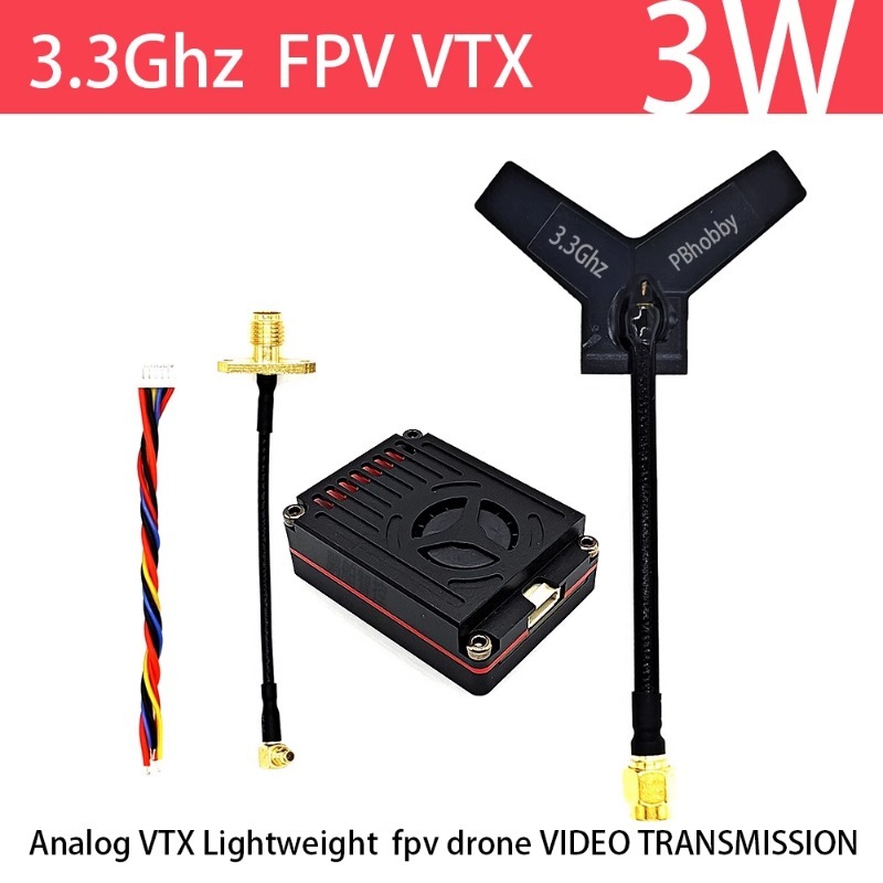 3.3GHz FPV VTX/VRX  3W Analog  - Analog Fpv Transmitter recensie en prijs