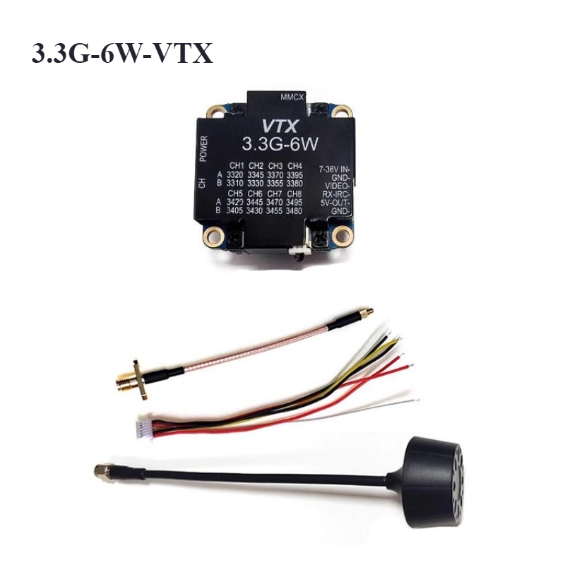 3.3G 4W/6W  FPV VTX VRX Transm - Analog Fpv Transmitter recensie en prijs