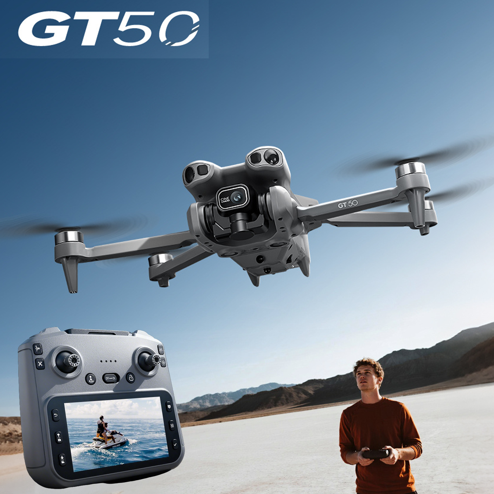 GT50 RC Drone | 4.3Inch Large  - Drone Rc Gt50 recensie en prijs