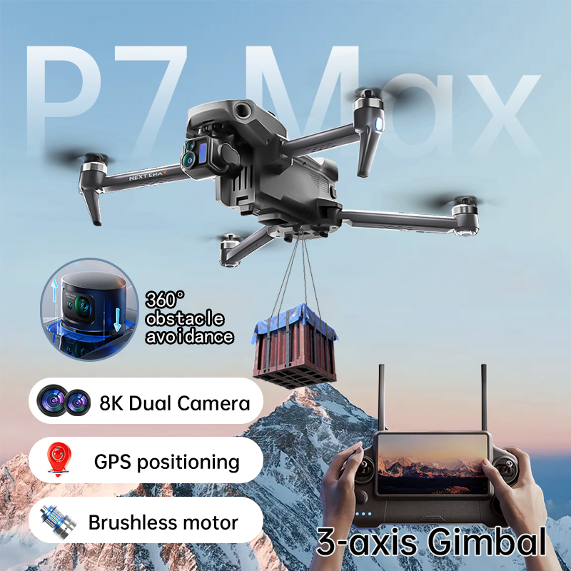 NEW P7 Max Drone 8K Camera GPS - Drone E88Pro Rc 4K recensie en prijs