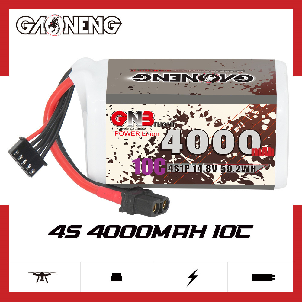 GNB 4000mAh 4S 14.8V 10C 20C W - Drone Lipo Battery recensie en prijs