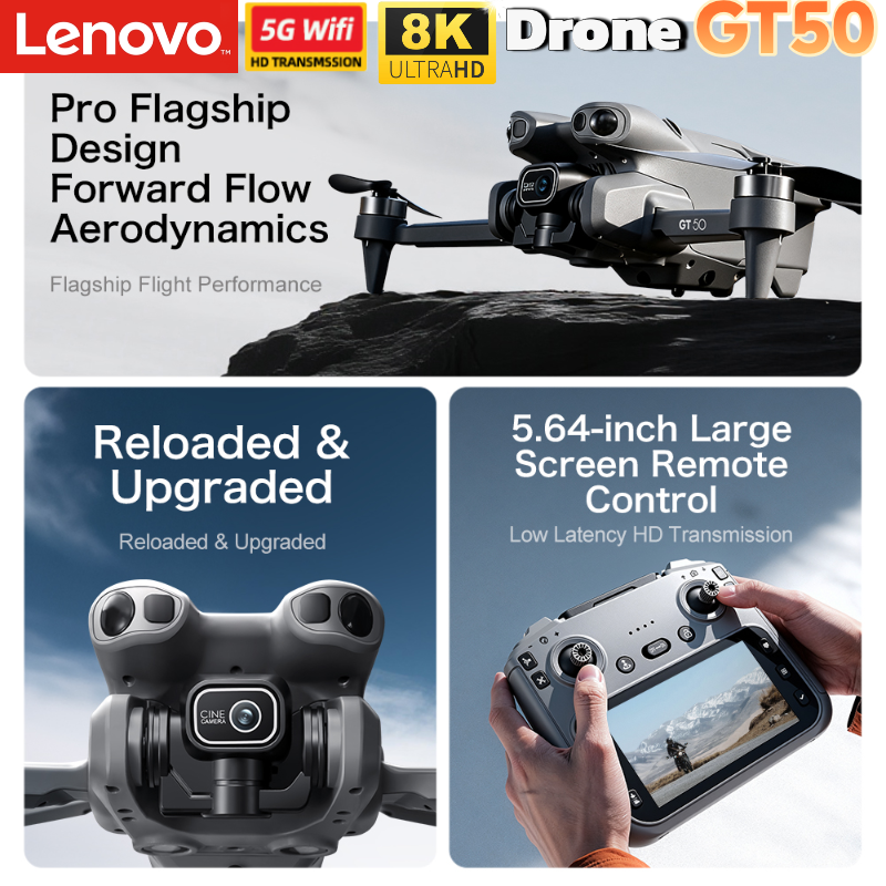 Lenovo Drone 8K Camera GT8 GT5 - Drone Rc Gt50 recensie en prijs