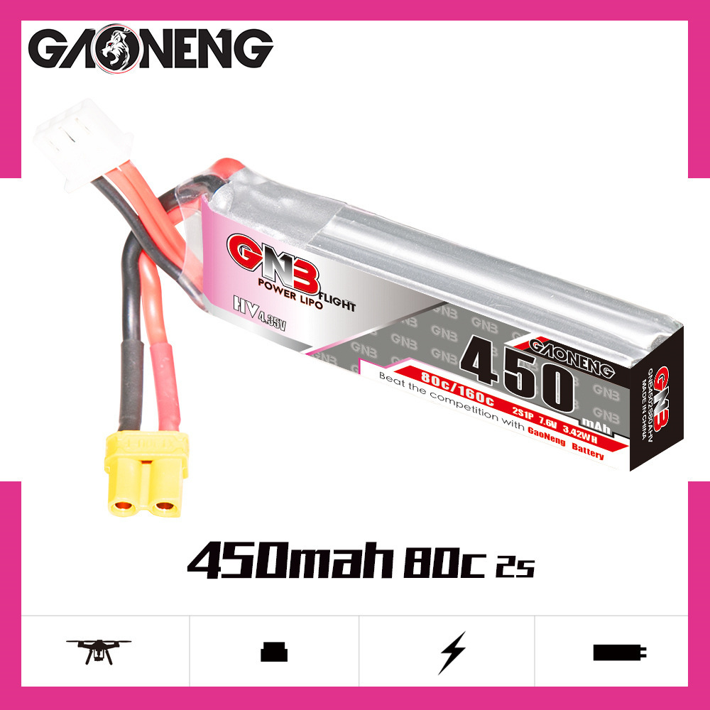GNB LiPo Battery HV 2S 7.6V 45 - Drone Lipo Battery recensie en prijs