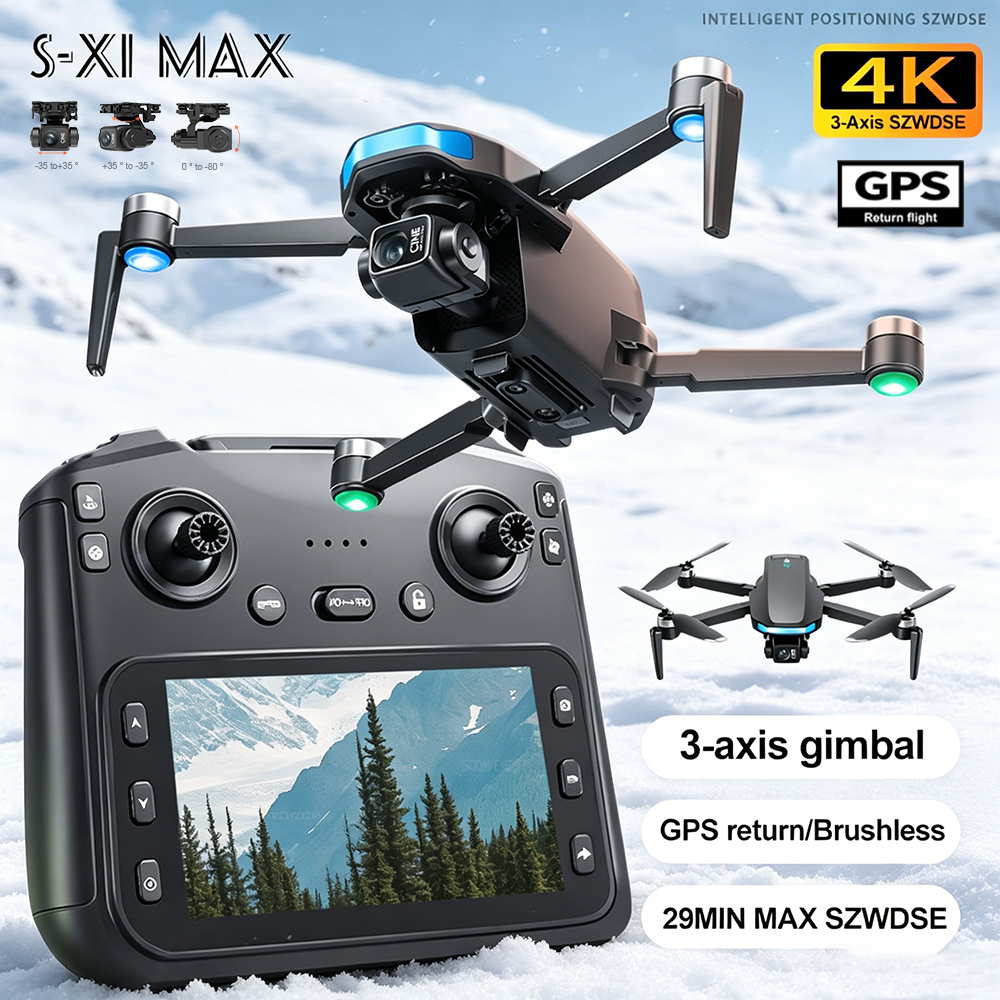 New S-X1 MAX Drone GPS 8K Prof - Drone Rc Fpv Pro recensie en prijs