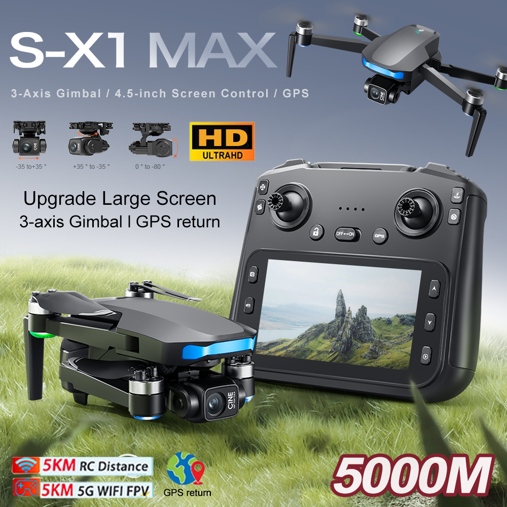 New S-X1 MAX Drone GPS 8K Prof - Drone Rc Fpv Pro recensie en prijs