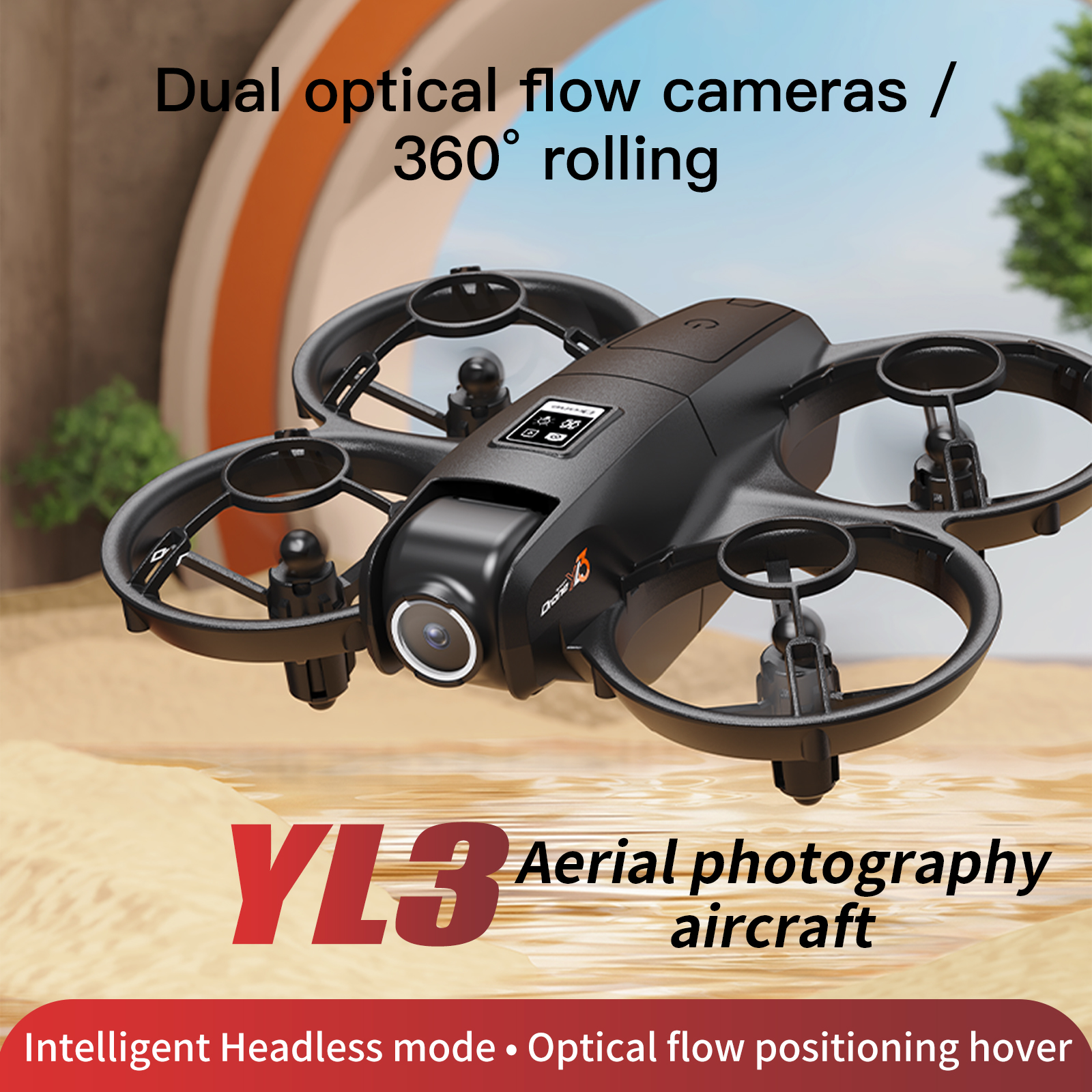 Optical Flow YT YL3 Mini Drone - Drone E88Pro Rc 4K recensie en prijs