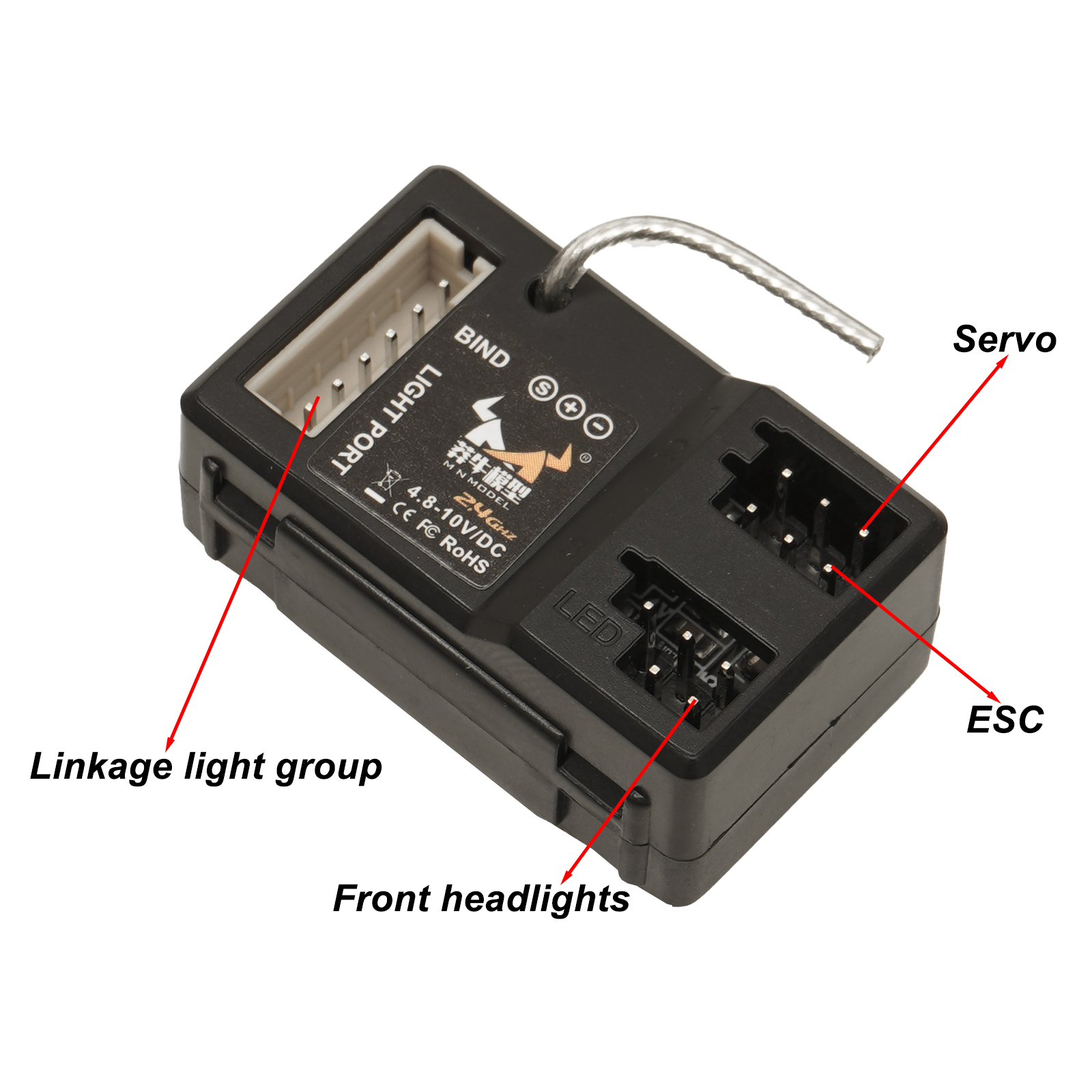 2CH 2.4G Receiver With Linkage - Telemetry Module Rc recensie en prijs