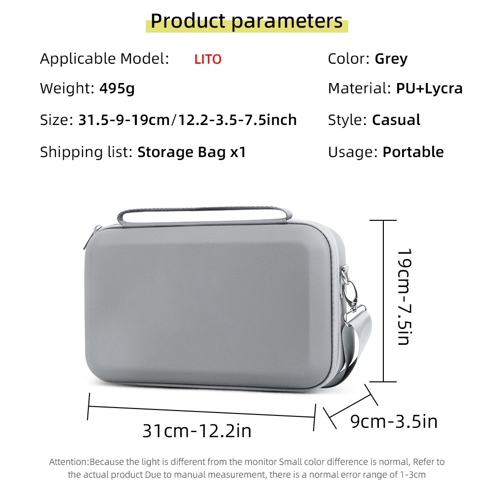 Large Capacity PU Storage Bag  - Drone X1 Rc recensie en prijs