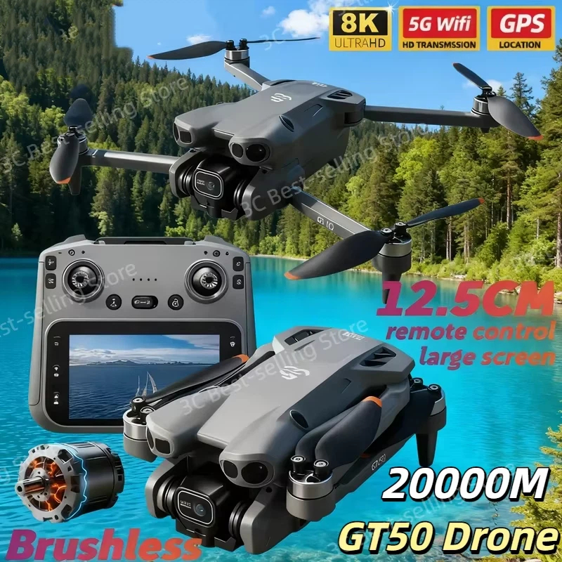 GT50 Mini Drone Dual Camera 8K - Drone Rc Gt50 recensie en prijs